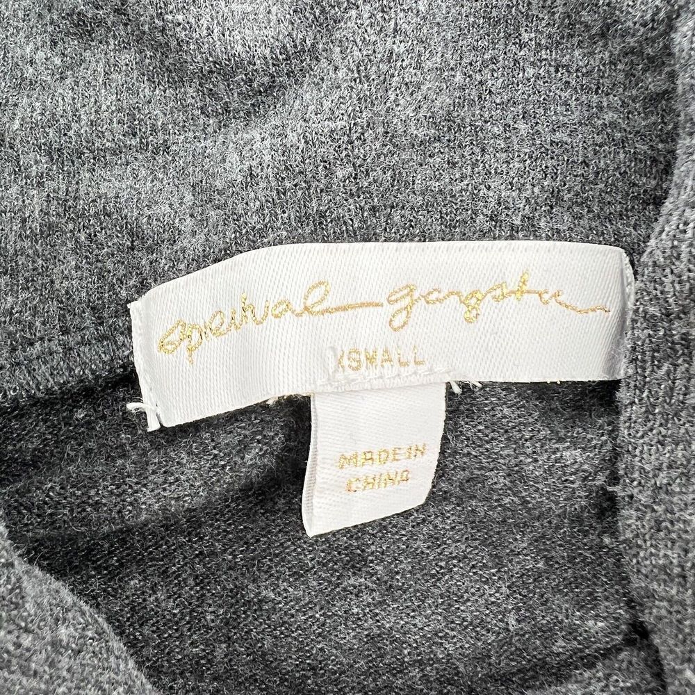 Spiritual Gangster Gray Crop Hoodie Size XS - Picture 2 of 3